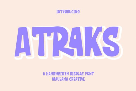 Atraks Typeface Review: A Casual Slab Serif for Digital Branding