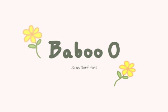 Baboo O: The Minimal Sans Serif Typeface for Calm Editorial Design