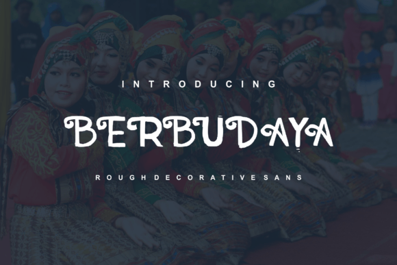 Berbudaya: A Slab Serif Typeface for Bold Editorial Design