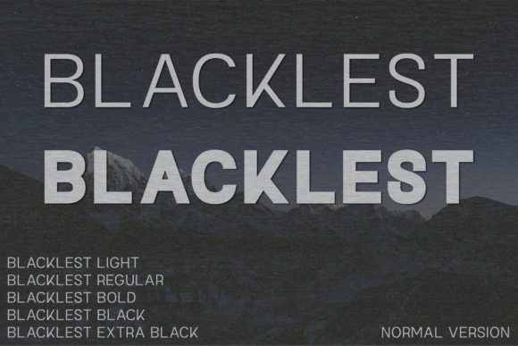 Blacklest Typeface: A Designer’s Take on Minimalist Luxury