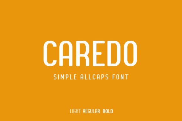 Caredo Typeface Review: Minimalist Sans Serif for Clean Branding
