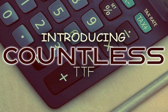 Countless: The Extravagant Sans Serif Typeface for Bold Brand Identity