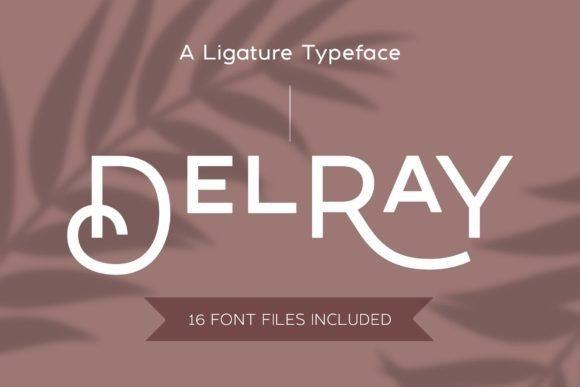 Delray Typeface: Elevating Campaign Clarity with Ligature-Filled Sans Serif Design