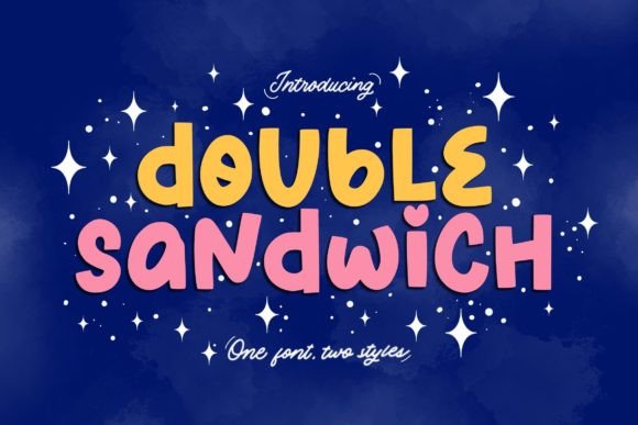 Double Sandwich: The Playful Sans Serif Font for Modern Brands