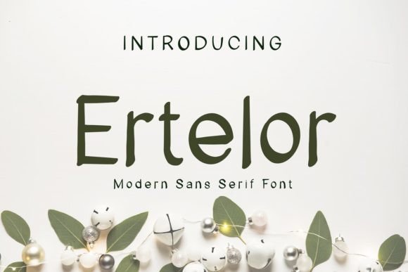 Ertelor: A Playful Sans Serif for Memorable Branding