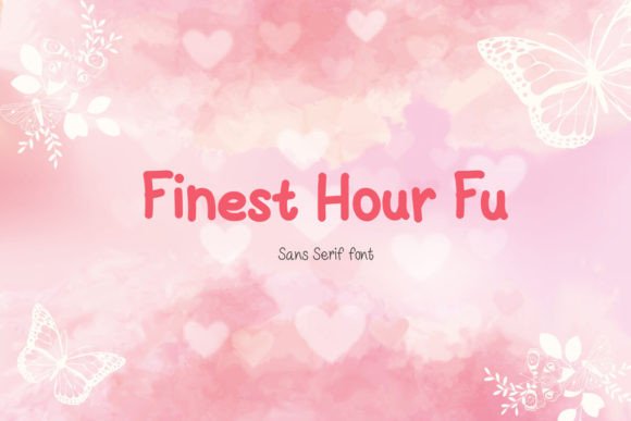 Finest Hour Fu: The Minimal Sans Serif Font for Consistent Branding
