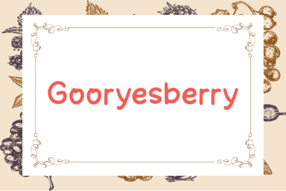 Gooryesberry: A Unique Handwritten Sans Serif for Modern Branding