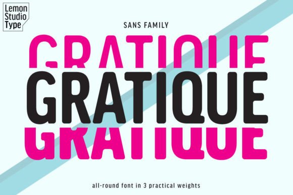 Gratique: The Semi-Rounded Sans Serif for Modern Editorial Design
