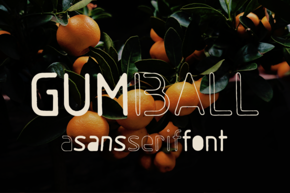 Gumball: A Hand-Drawn Display Typeface for Modern Web Design