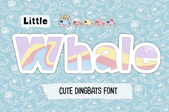 Little Whale: A Whimsical Dingbats Font Review for Brand Designers
