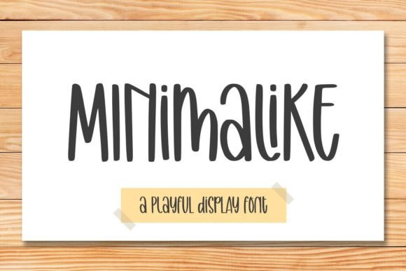Minimalike: A Playful Sans Serif Typeface for Modern Brand Identity