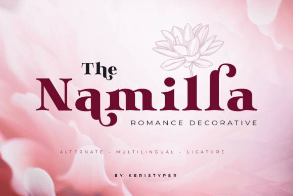 Namilla Typeface Review: Elevating Social Media Campaigns with Romance Serif