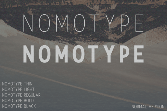 Nomotype: The Minimalist Sans Serif for Modern Web Design