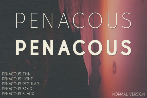 Penacous Typeface: Elevating Digital Brand Identity