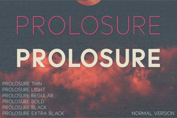 Prolosure: The Modern Sans Serif Font for Professional Branding