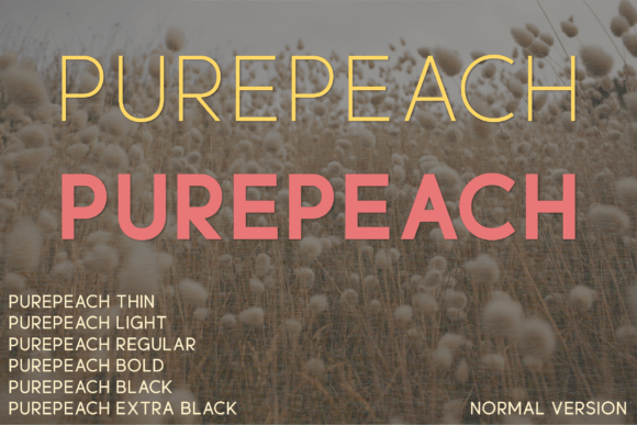 Purepeach: A Minimalist Sans Serif for Modern Editorial Design