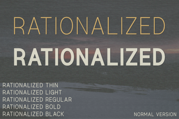 Rationalized Typeface: Elevating Digital Brand Identity