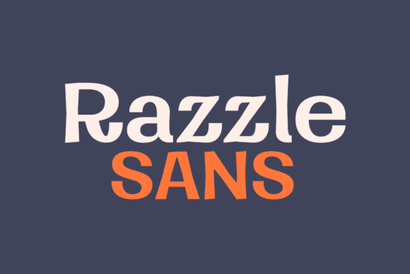 Razzle Sans: A Whimsical Typeface for Bold Small Business Branding