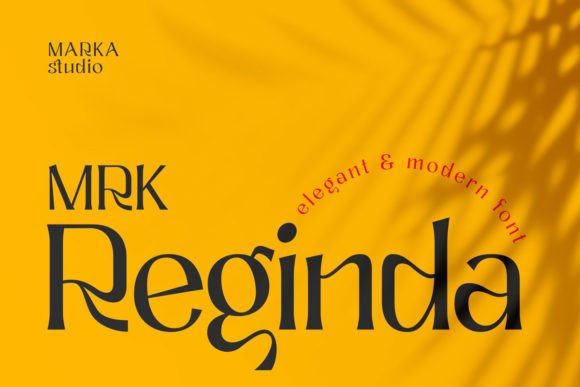 Reginda Typeface: A Psychedelic Sans for Bold Branding