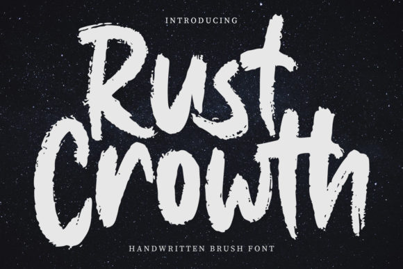 Rust Crowth: A Handwritten Font for Authentic Brand Identity