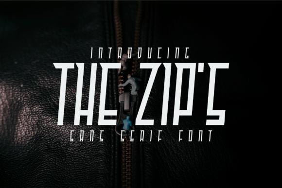 The Zip s: A Modern Sans Serif Typeface for Handmade Branding
