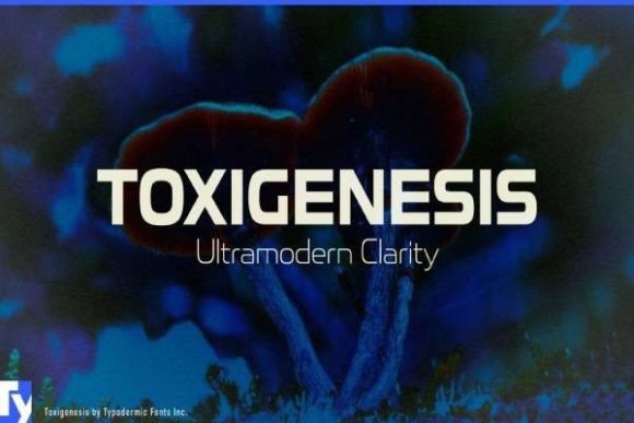 Toxigenesis: A Bold Typeface for Modern Editorial Design