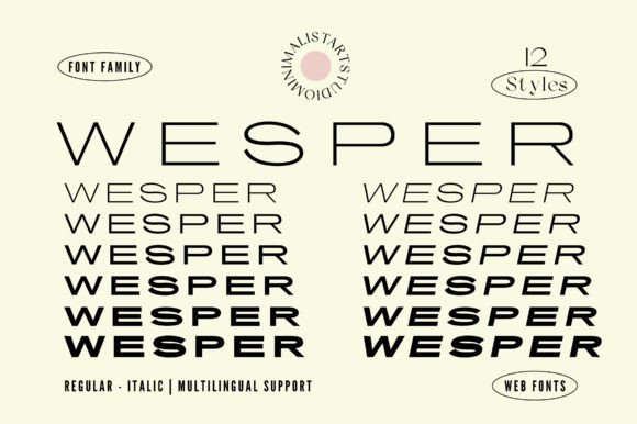 Wesper: The Minimalist Sans Serif That Elevates Campaign Clarity