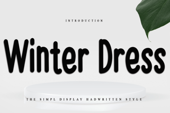 Winter Dress: The Playful Sans Serif for Modern Editorial Design