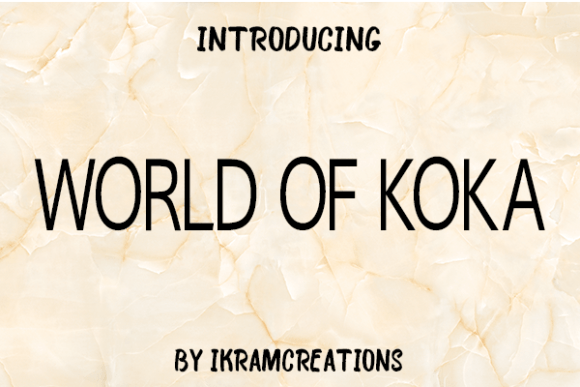 World of Koka: The Modern Sans Serif Font for Handmade Branding