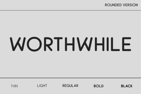 Worthwhile Rounded: A Soft Touch for Modern Editorial Design